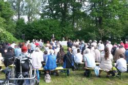Himmelfahrt an der Papiermühle am 25. Mai