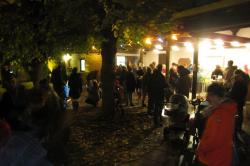 bei Glühwein und Kinderpunsch am 10. November