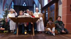 Krippenspiel in Babenhausen am Heiligabend 