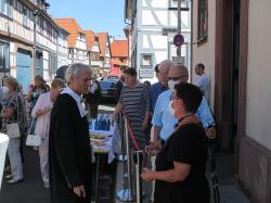 Pfarrer Dr. Frank Fuchs Abschied von Harreshausen am 17. Juli