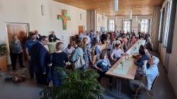 Amtseinführung von Pfarrer U. Möbus am 28. Mai  (Empfang)