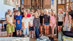 Konfi &Uuml;bernachtung in der Kirche